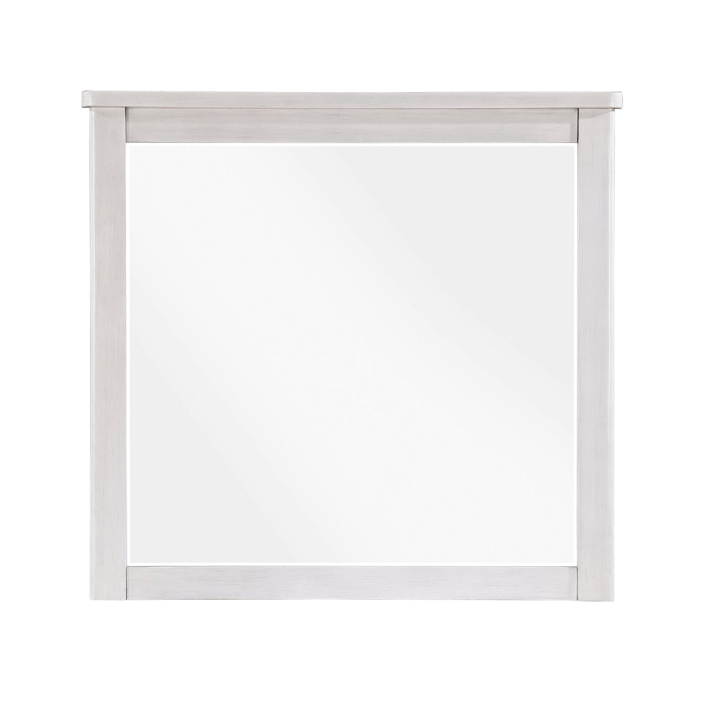 Ambrose Antique White/Gray Mirror