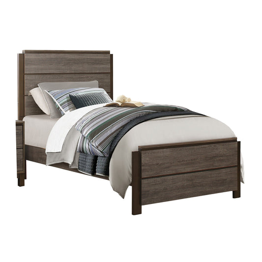 Vestavia Gray Twin Panel Bed