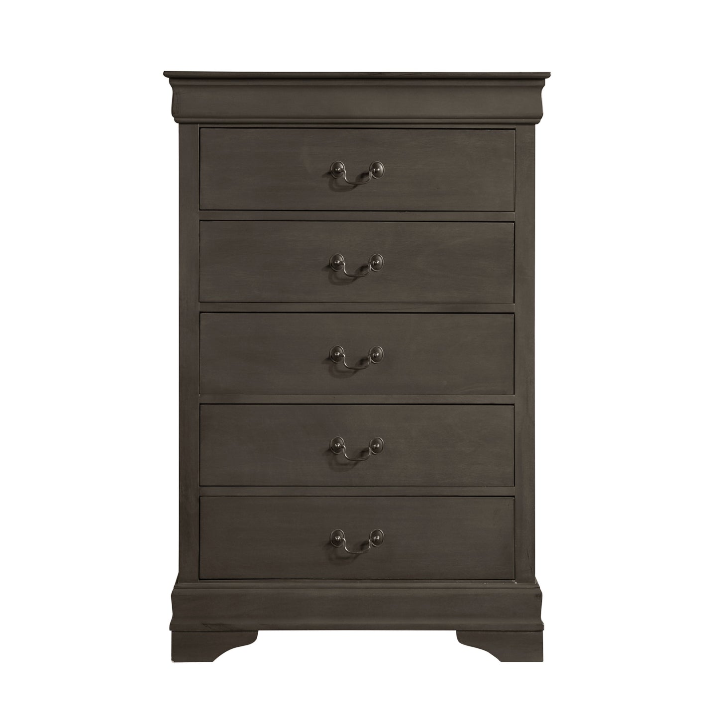 Mayville Stained Gray Sleigh Bedroom Set