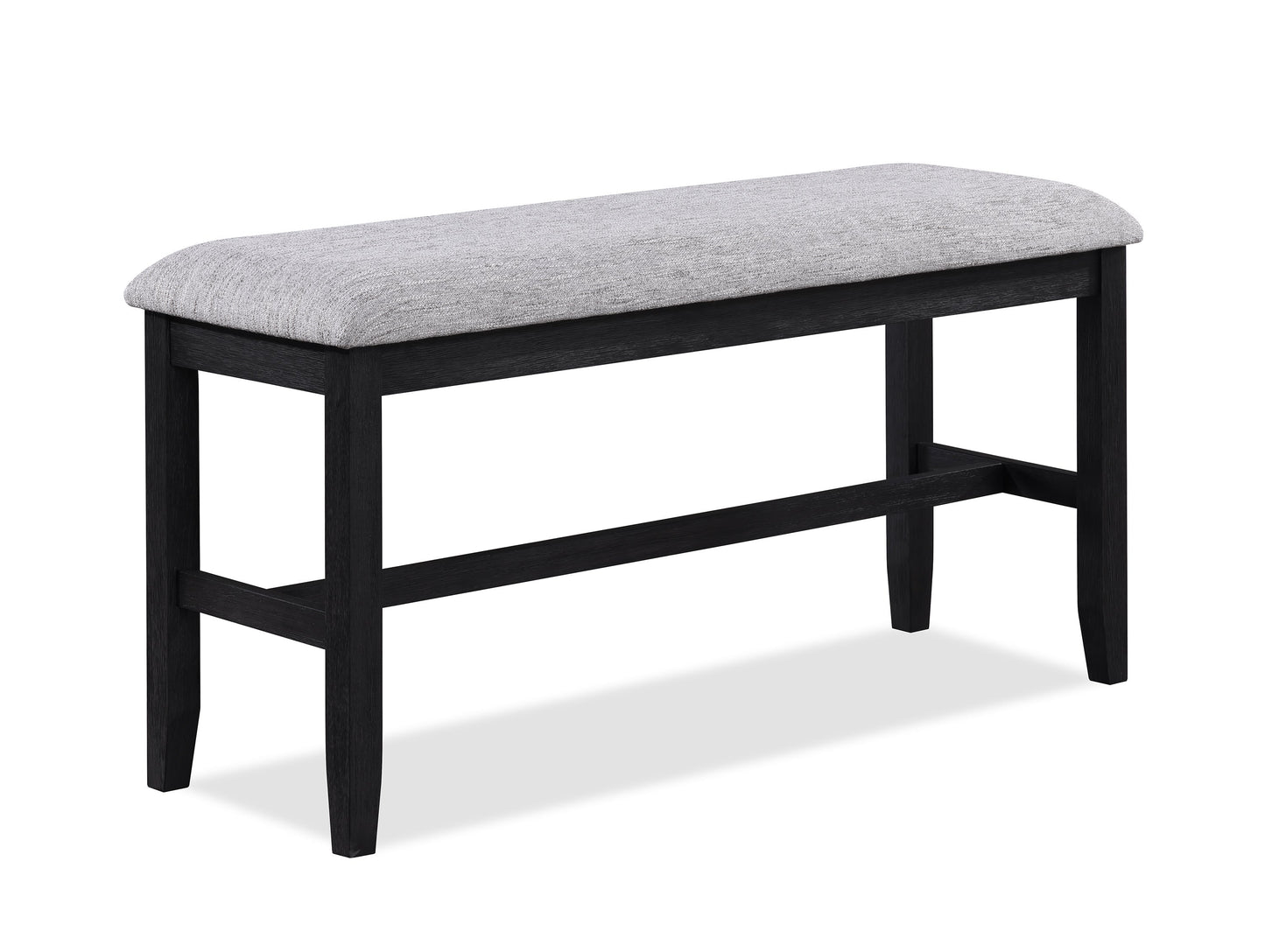 Buford Charcoal/Black Extendable Counter Height Dining Set