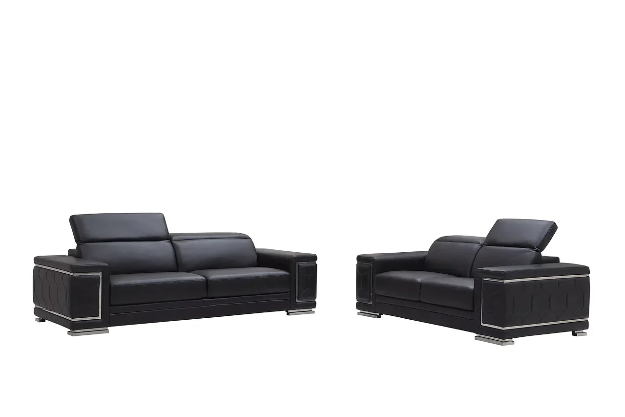 MI-2205 Adrian (Black) Living Room Set
