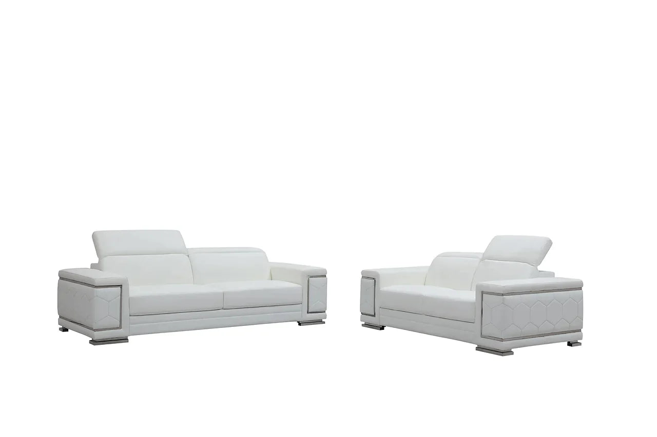 MI-2205 Adrian (White) Living Room Set