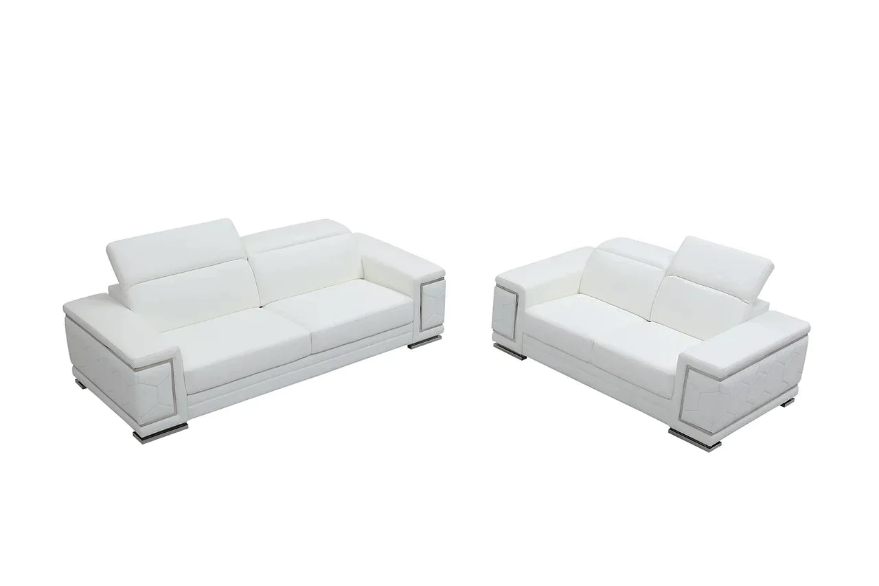 MI-2205 Adrian (White) Living Room Set