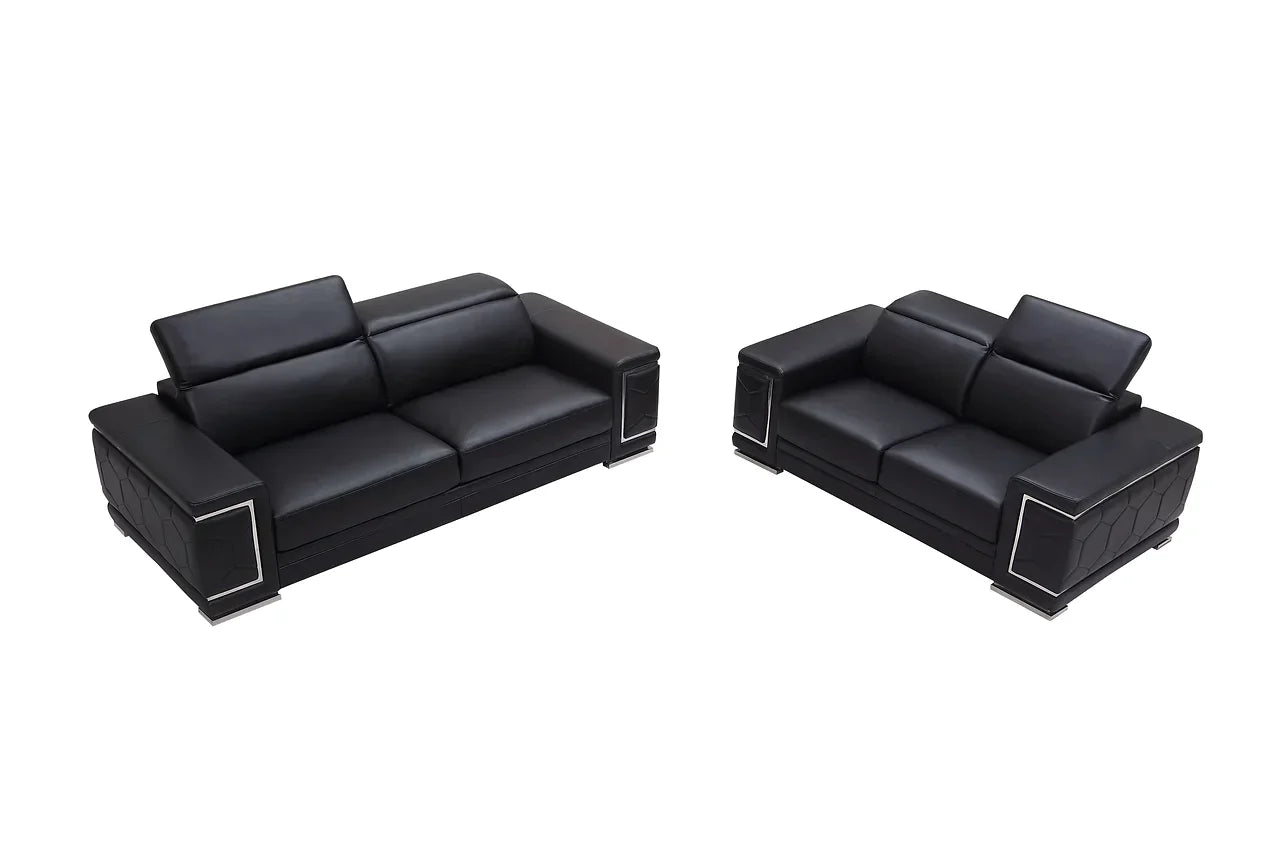 MI-2205 Adrian (Black) Living Room Set