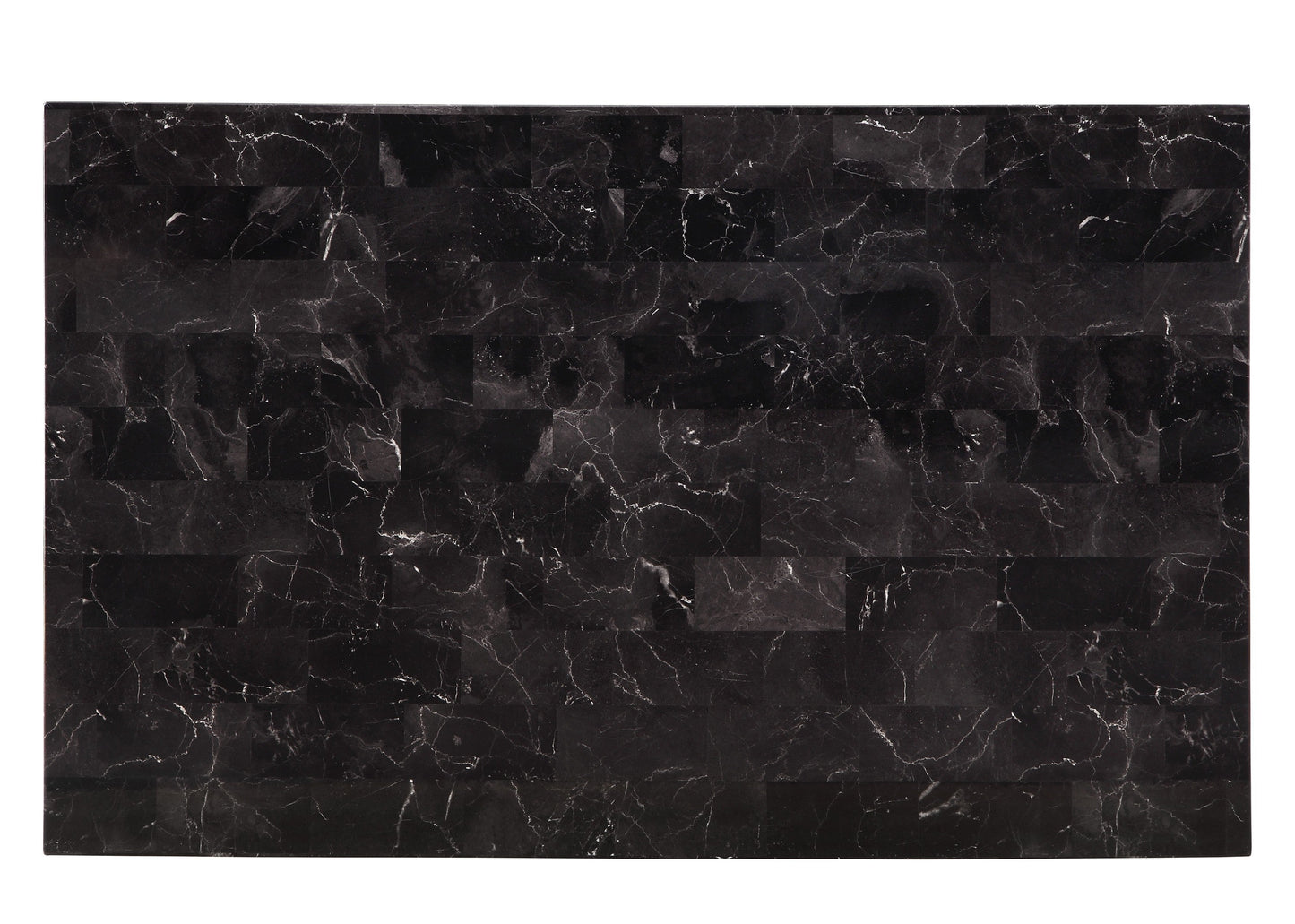 Tempe Black Marble-Top Dining Set