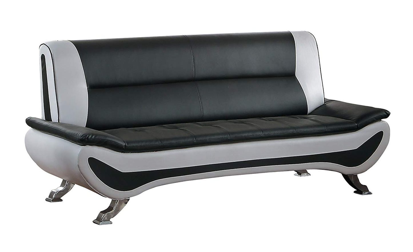 black living room set