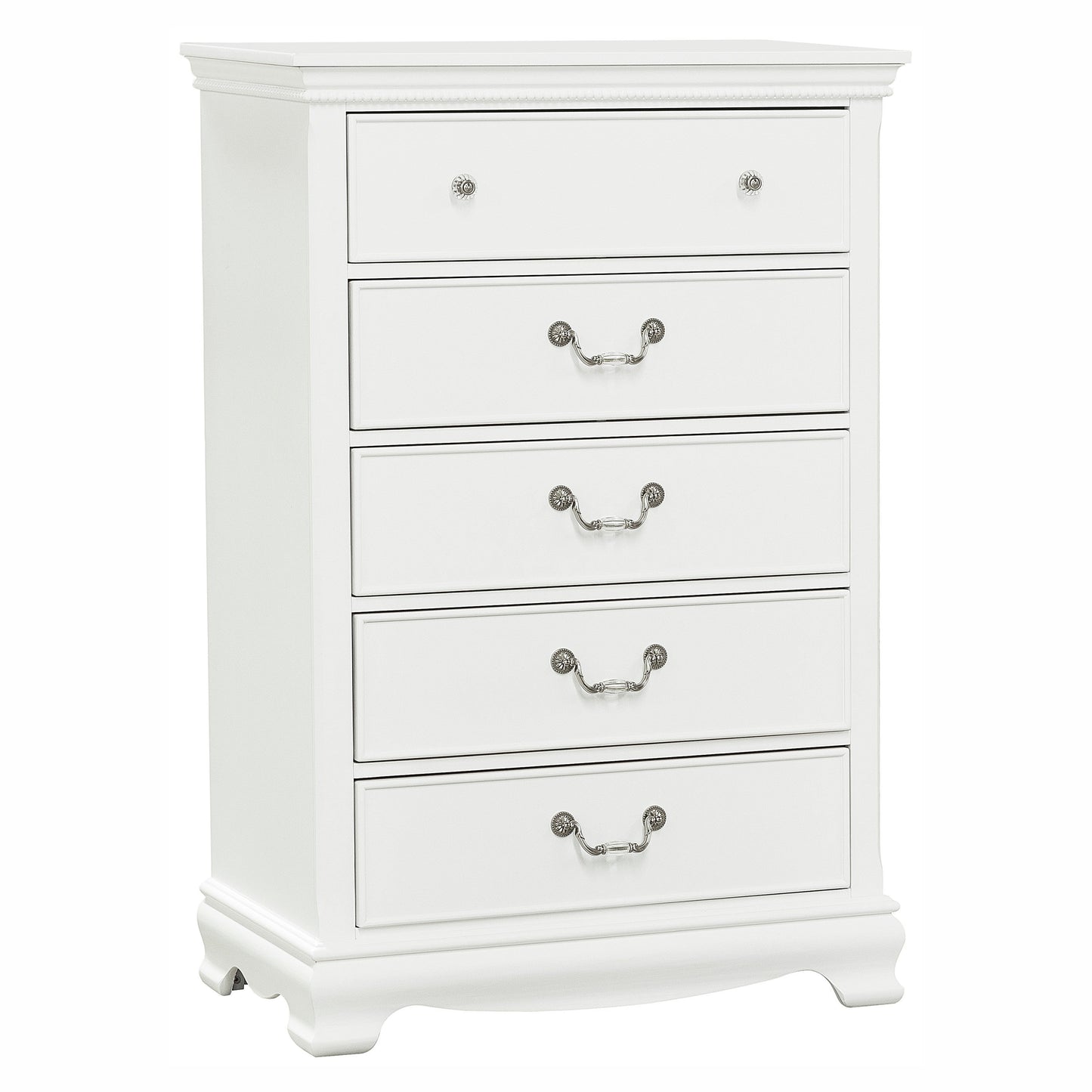 Lucida White Panel Youth Bedroom Set