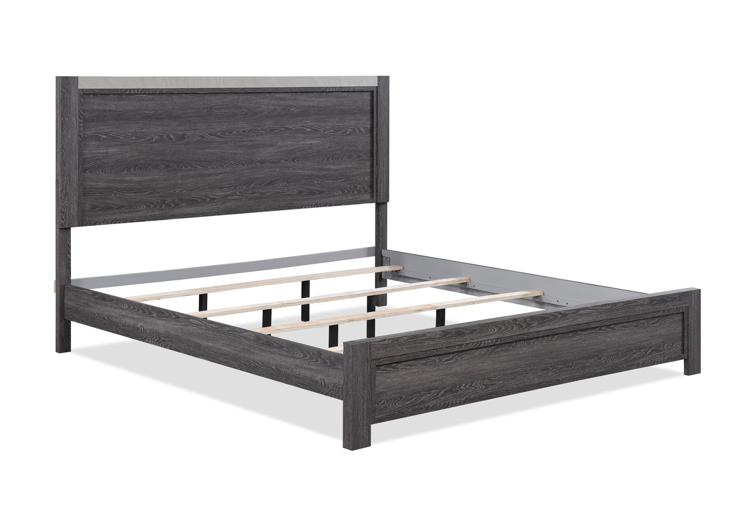 Madsen Gray Queen Panel Bed
