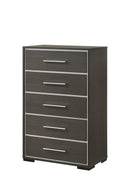 Sharpe Brown Upholstered Panel Youth Bedroom Set