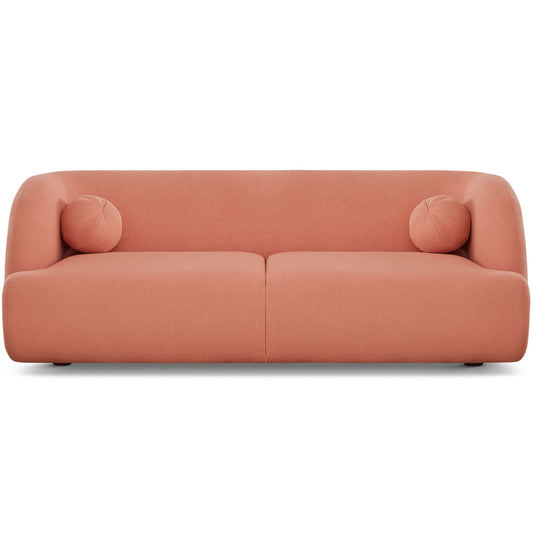 Anna French Boucle Sofa Pink
