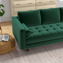 Tessa Tan Leather Sofa