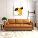 Tessa Tan Leather Sofa