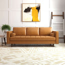 Tessa Tan Leather Sofa
