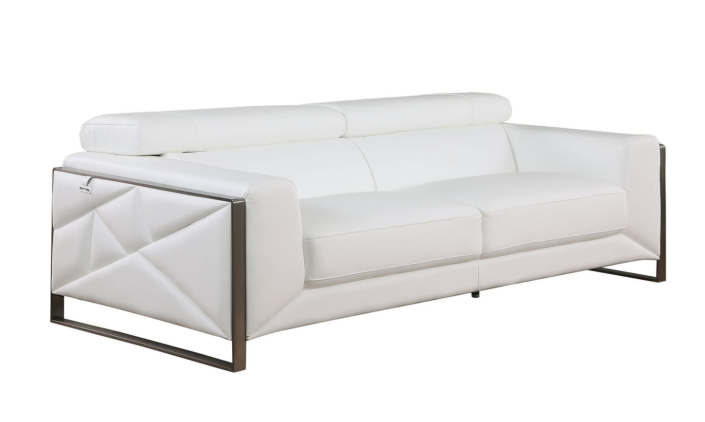 Leather italian sofa