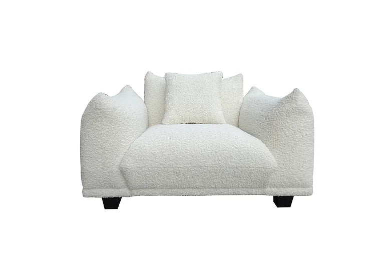 Homey Luxury White Living Room Set