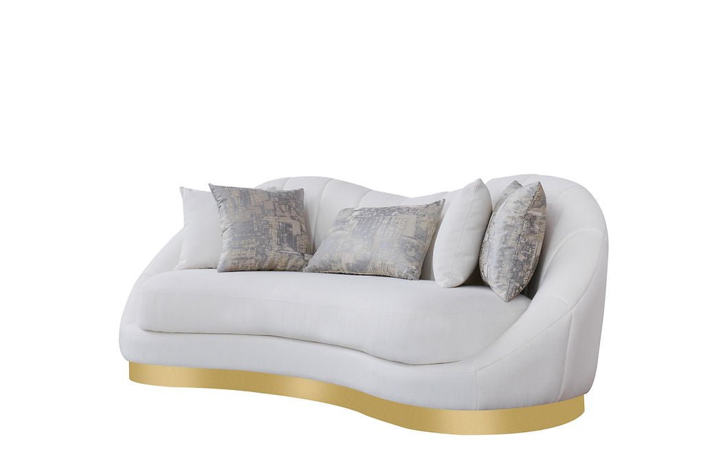 S4046 Olena (Ivory) Living Room Set