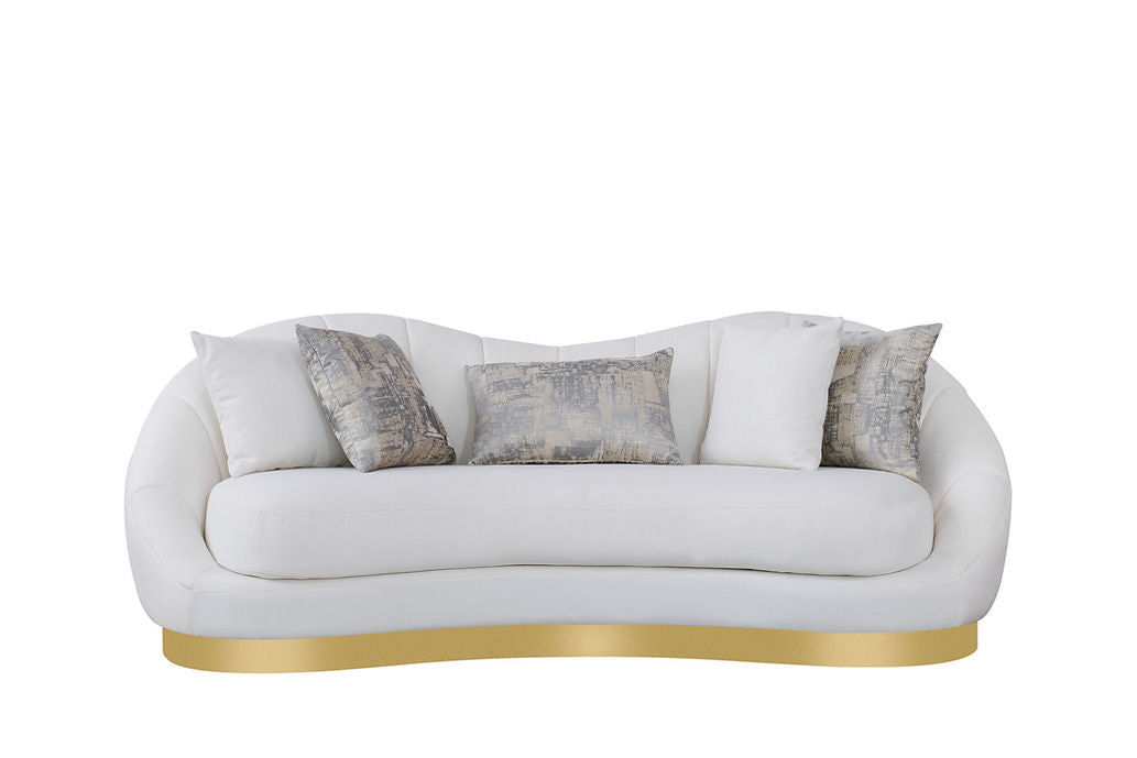 S4046 Olena (Ivory) Living Room Set