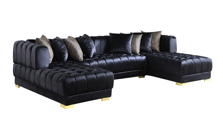 S8155 Dasha (Black) Sectional