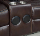 Party Time Brown Power Reclining Living Room Set