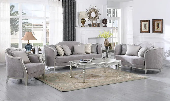 Bellisimo Light Grey Living Room Set