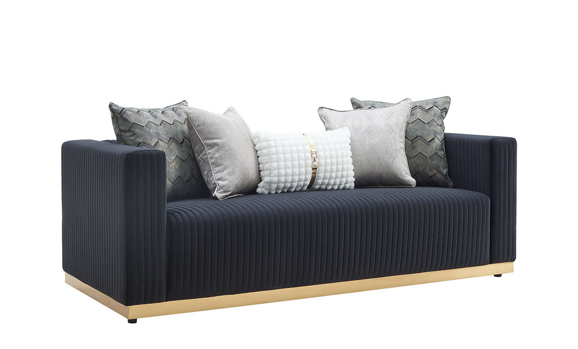 S3168 Alisha (Black) Living Room Set