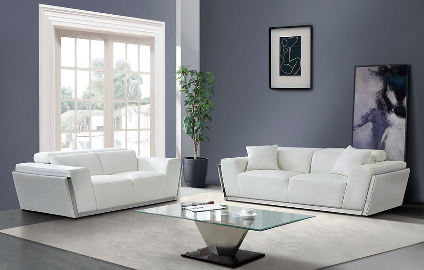 Modern White Sofa
