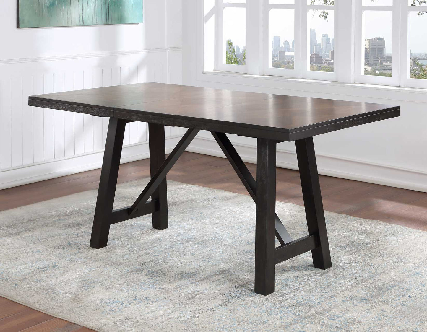 Halle 5-Piece Counter Dining Set(Counter Table & 4 Counter Chairs)
