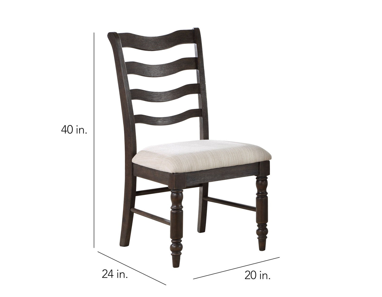Hutchins 6-Piece Dining Set, Upholstered Chairs(Table, 4 Side Chairs & Bench)