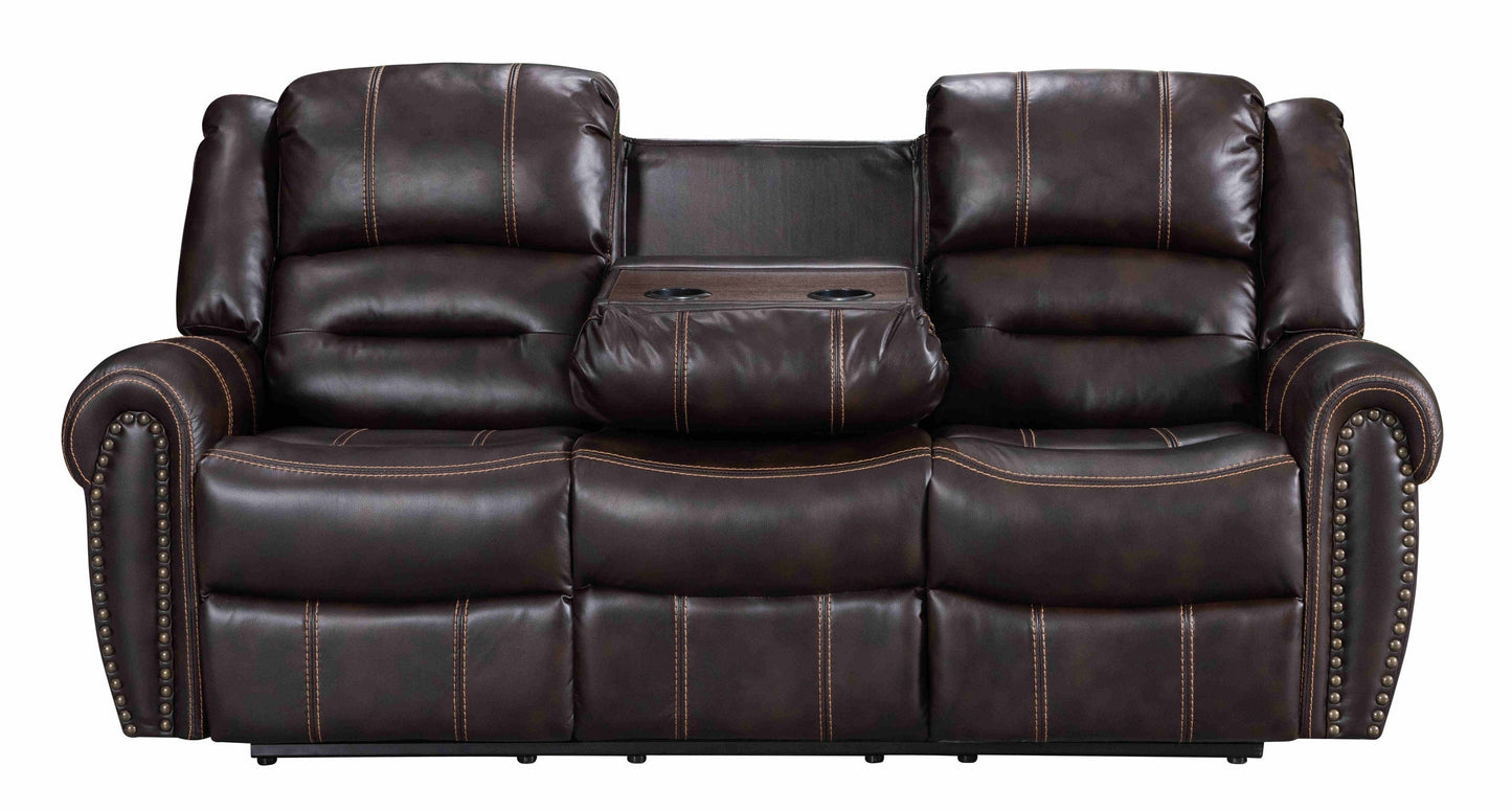 Lexington 3-Piece Mesa Brown Reclining Living Room Set