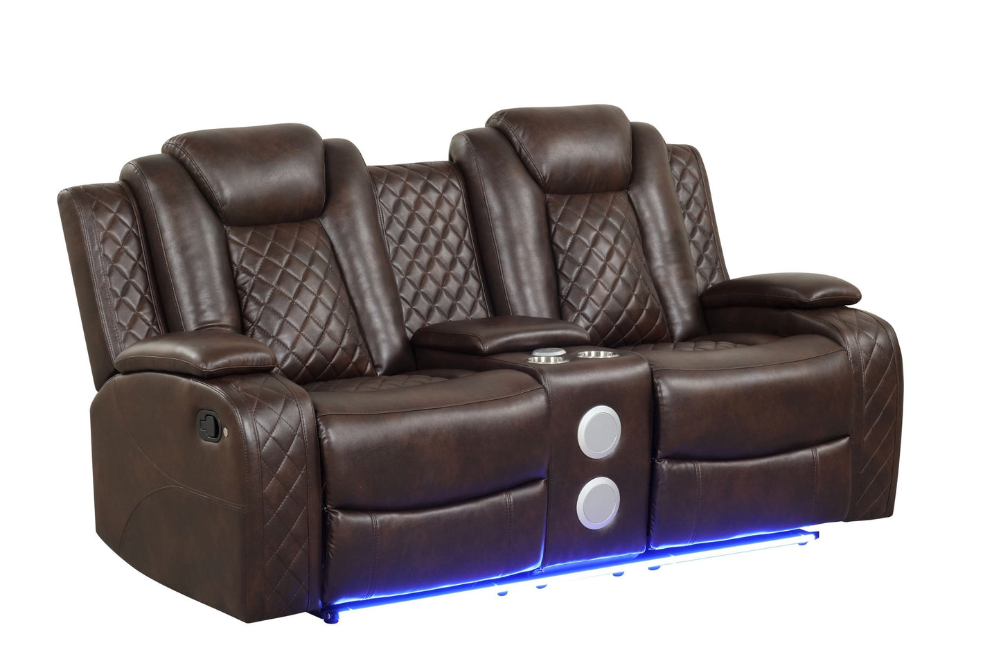 Luz Brown 3 Piece Living Room Set