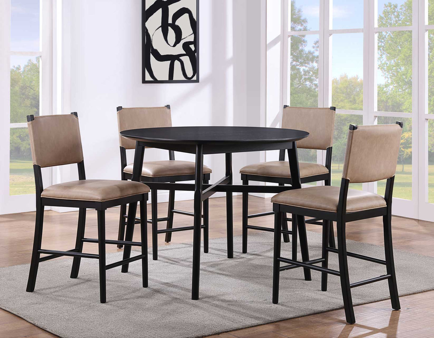 Oslo 5-Piece Counter Set, Midnight
