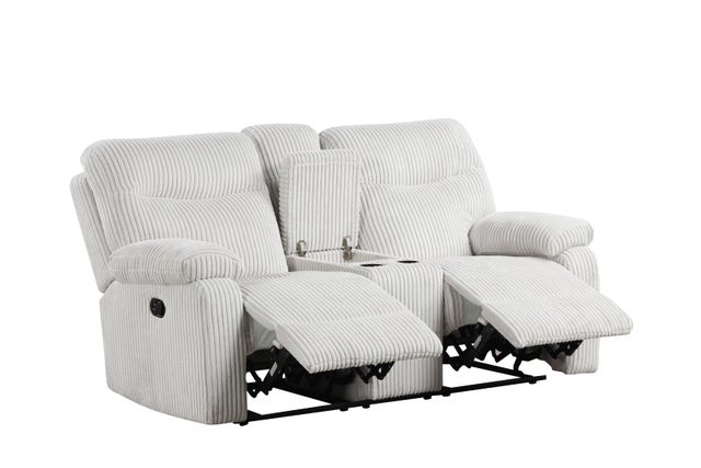 Bravo Beige Fabric Reclining Living Room Set