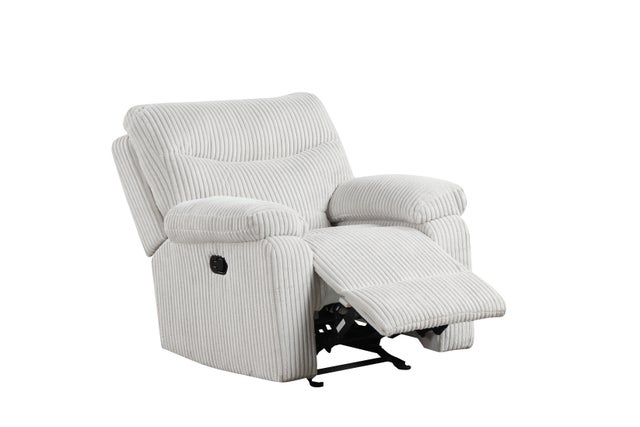 Bravo Beige Fabric Reclining Living Room Set