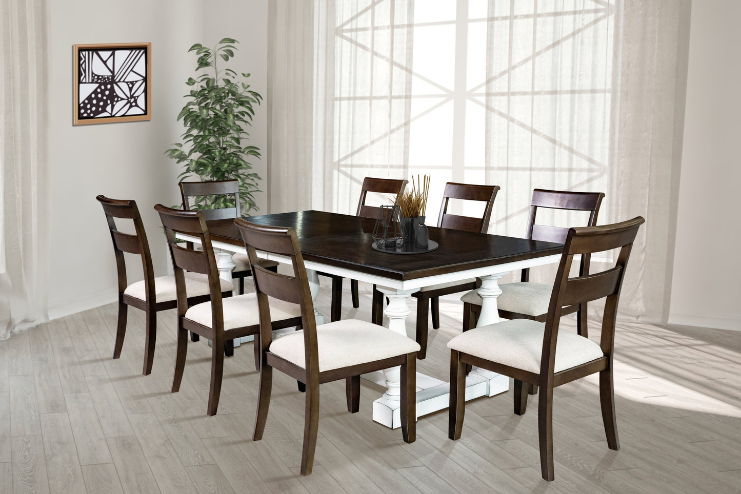 8 chair dining table set