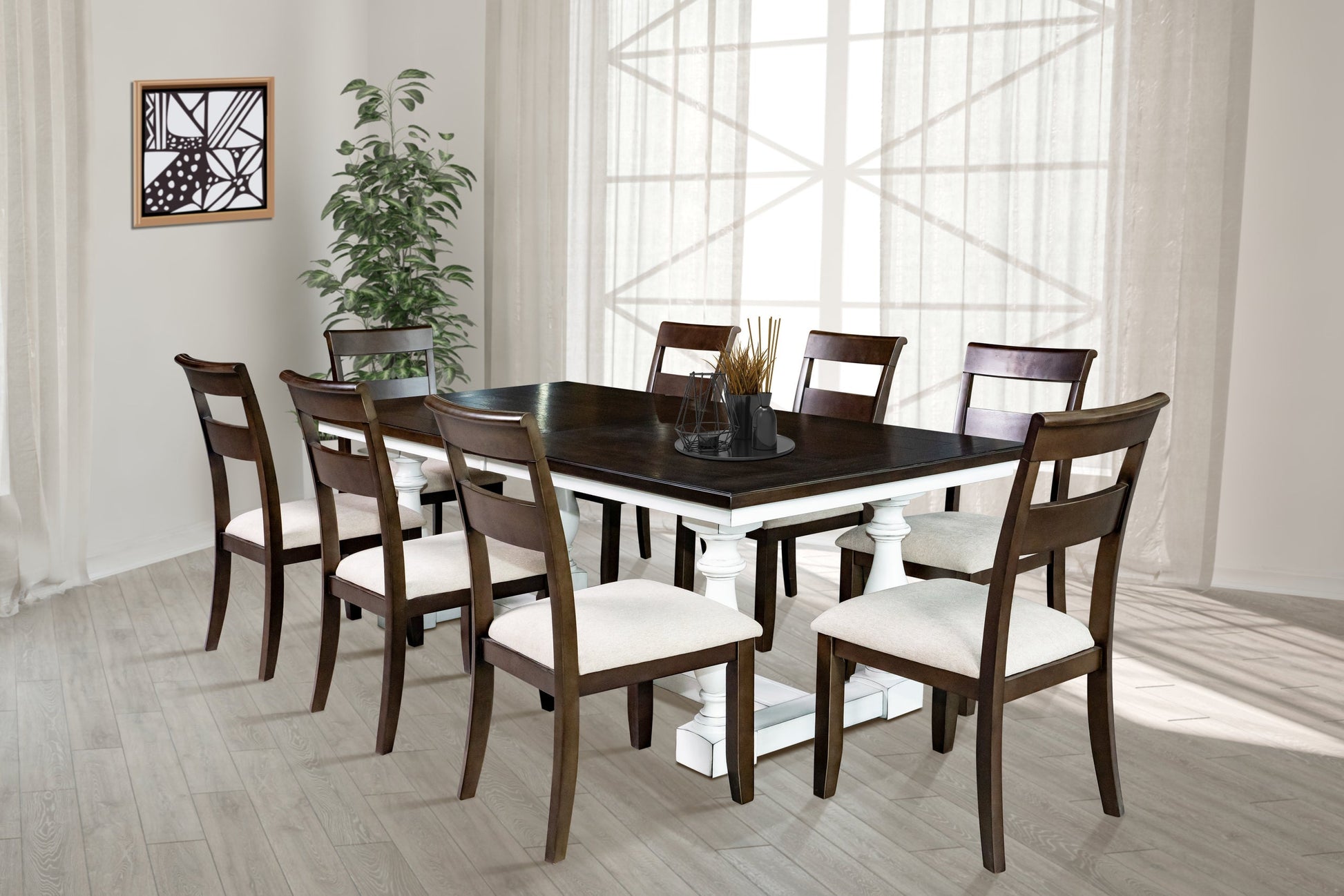 8 chair dining table set
