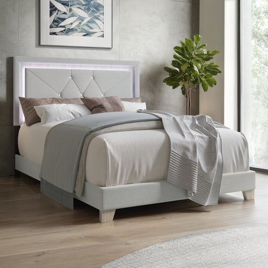 Urban Haven Silver Queen Bed