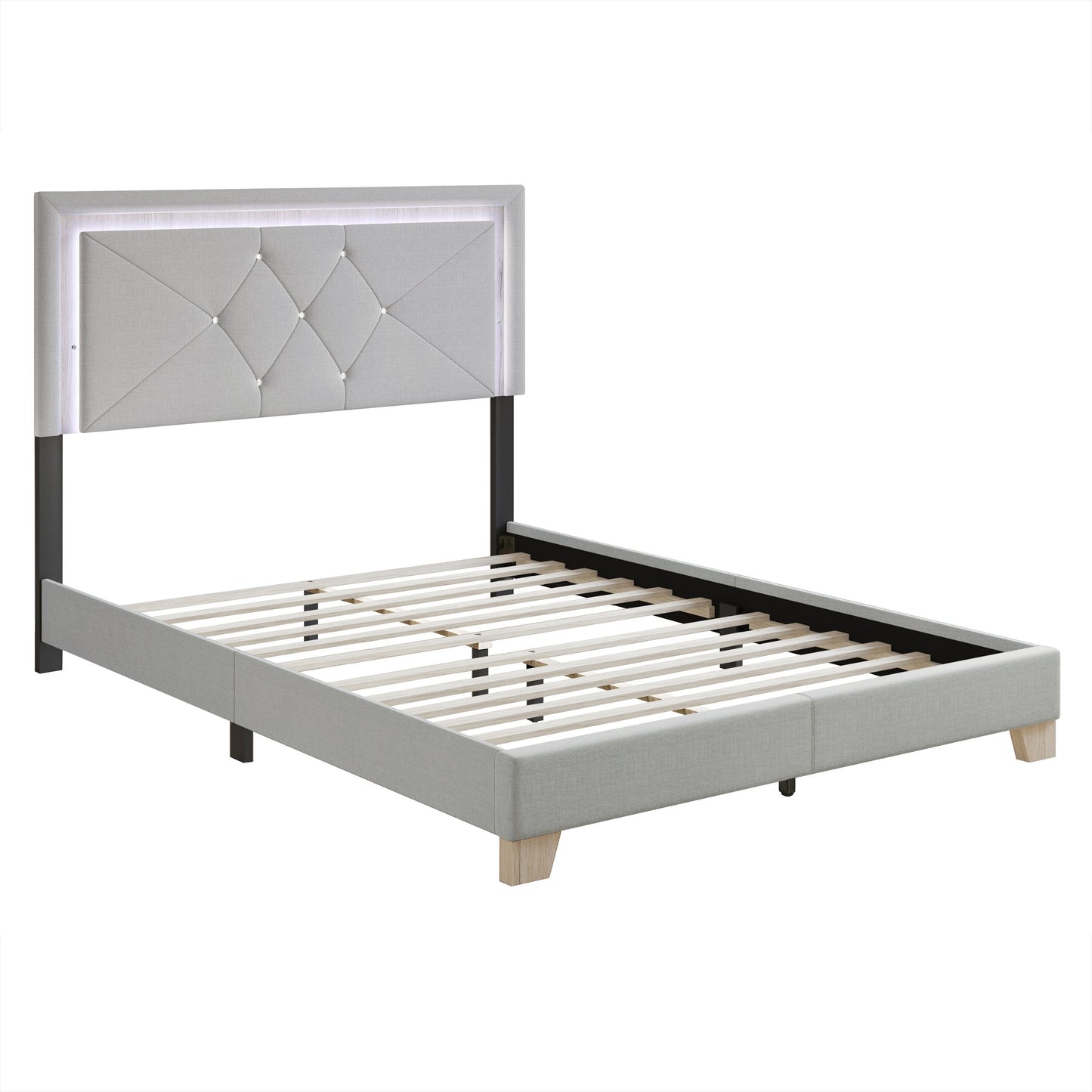Urban Haven Silver twin Bed