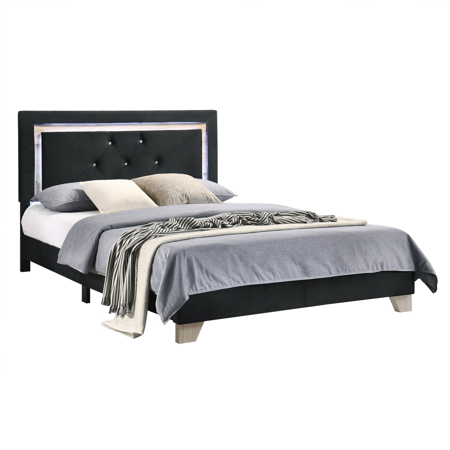 Urban Haven full black Bed
