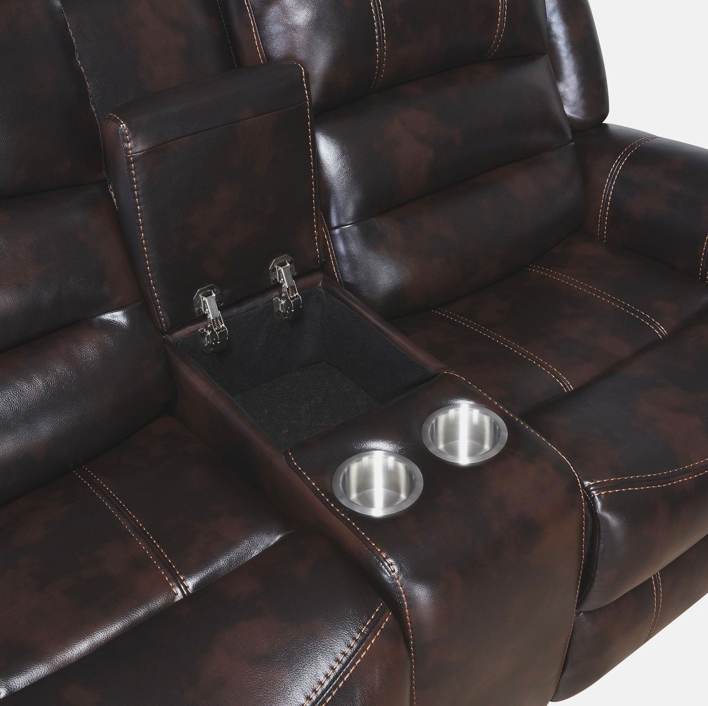 Houston Brown Reclining Living Room Set