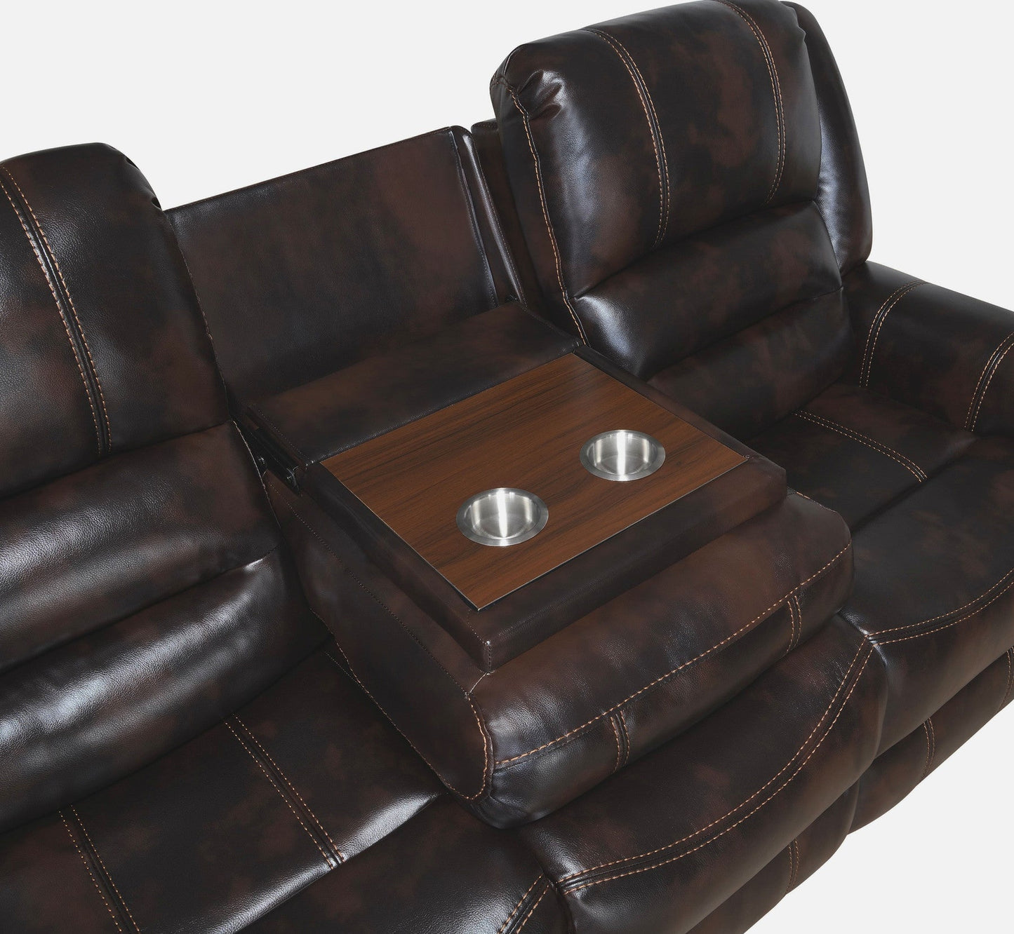 Houston Brown Reclining Living Room Set