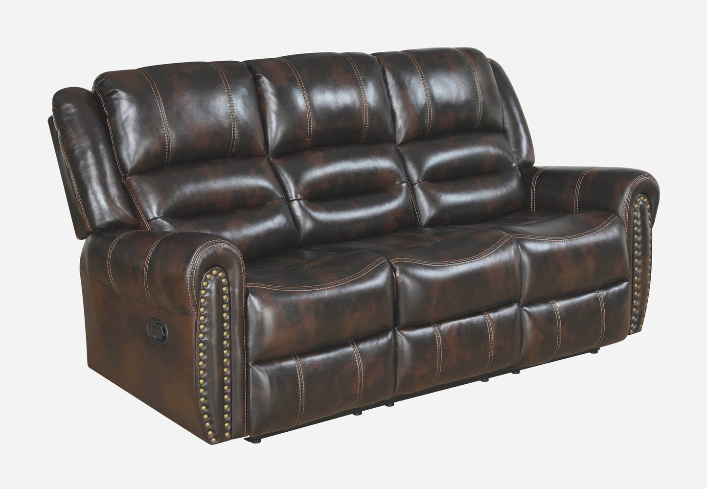 Houston Brown Reclining Living Room Set