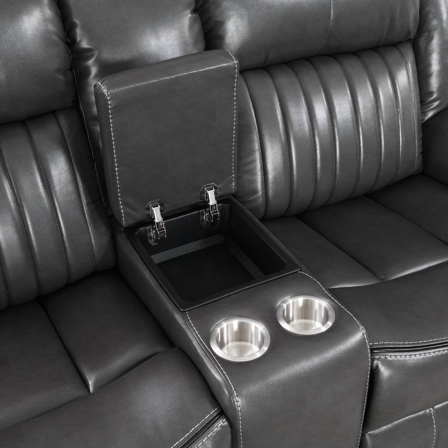 Lavon Gray Reclining Living Room Set