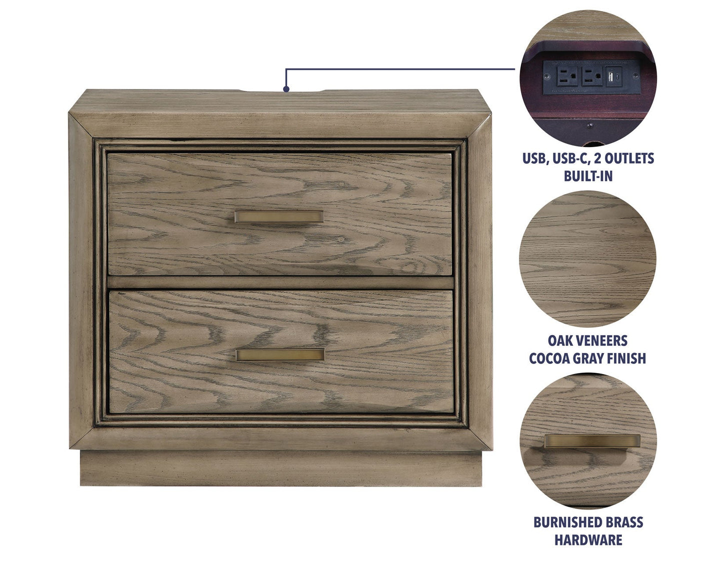 Sonoma 4-Piece King Storage Bedroom Set