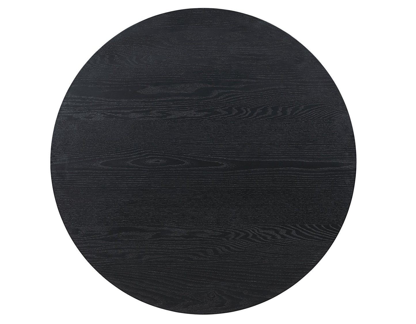 Willow 5 Piece 42-inch Round Dining Set, Black