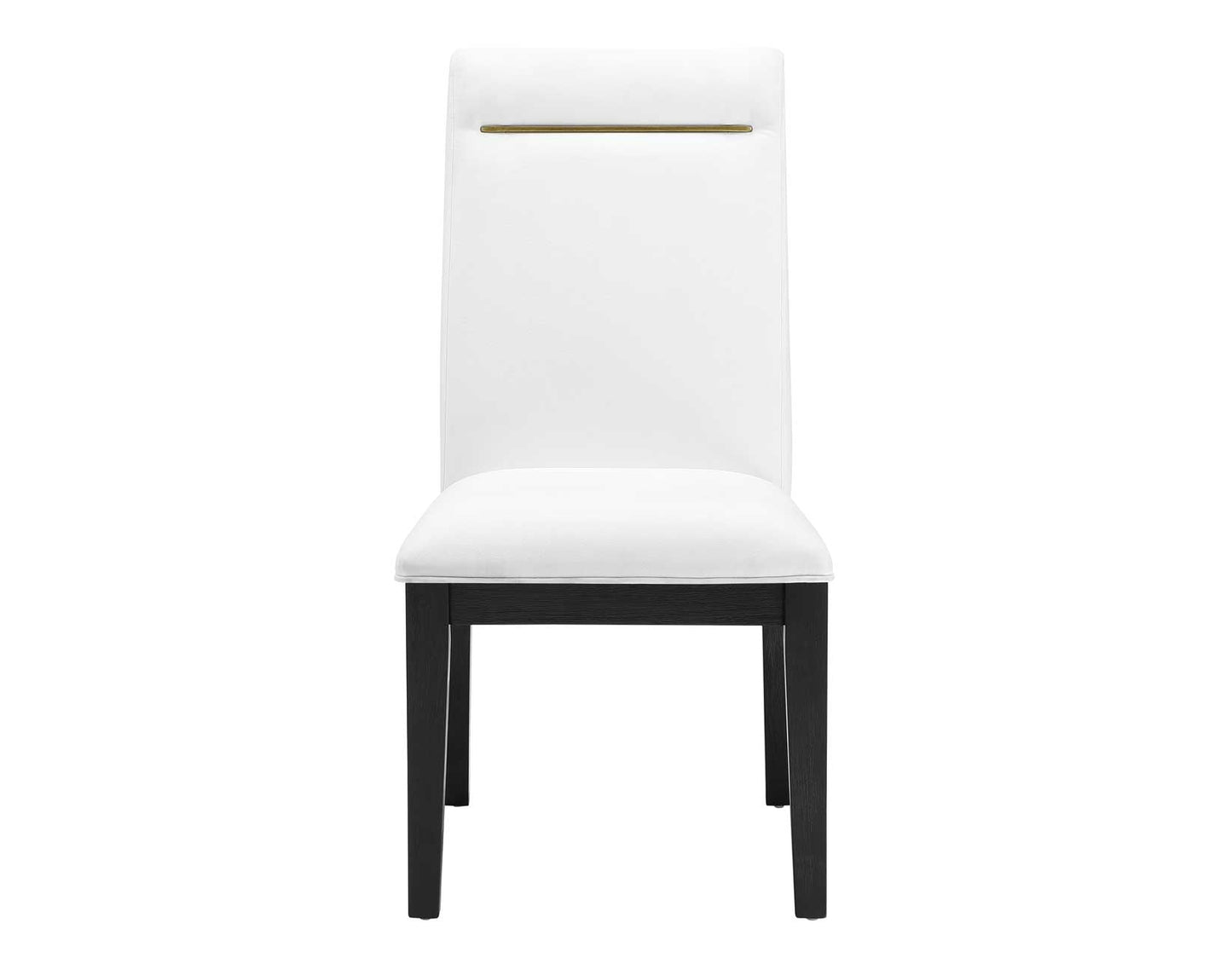 Yves 5 Piece Dining Set(Table & 4 White Performance Side Chairs)