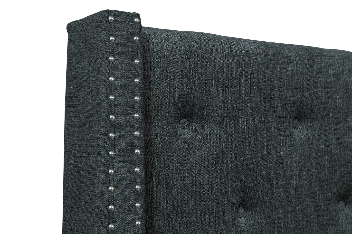 Fairborn Gray Full Upholstered Platform Bed