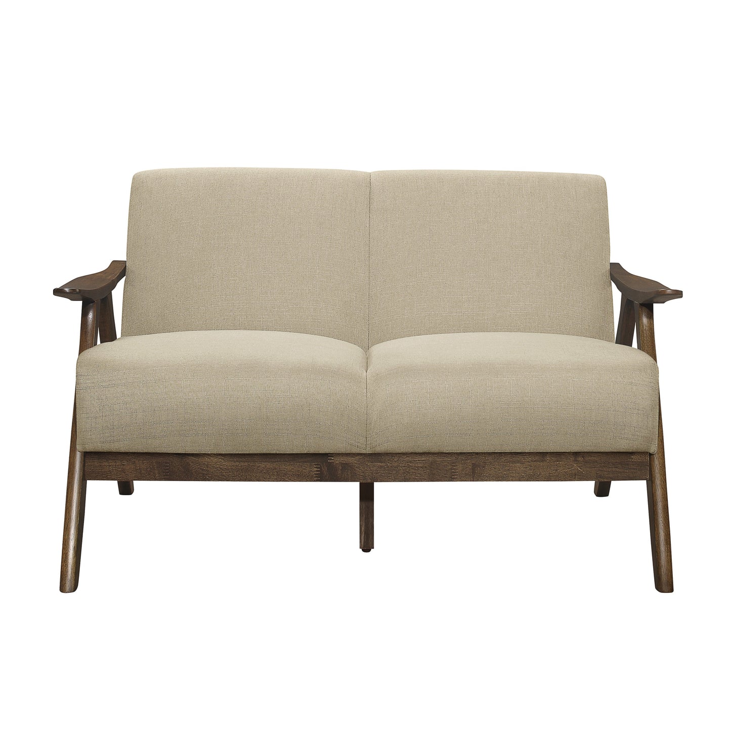 Damala Light Brown Sofa and Loveseat