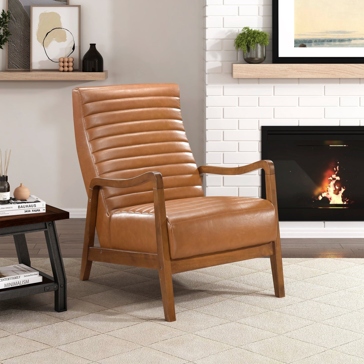 Rupert Brown Accent Chair