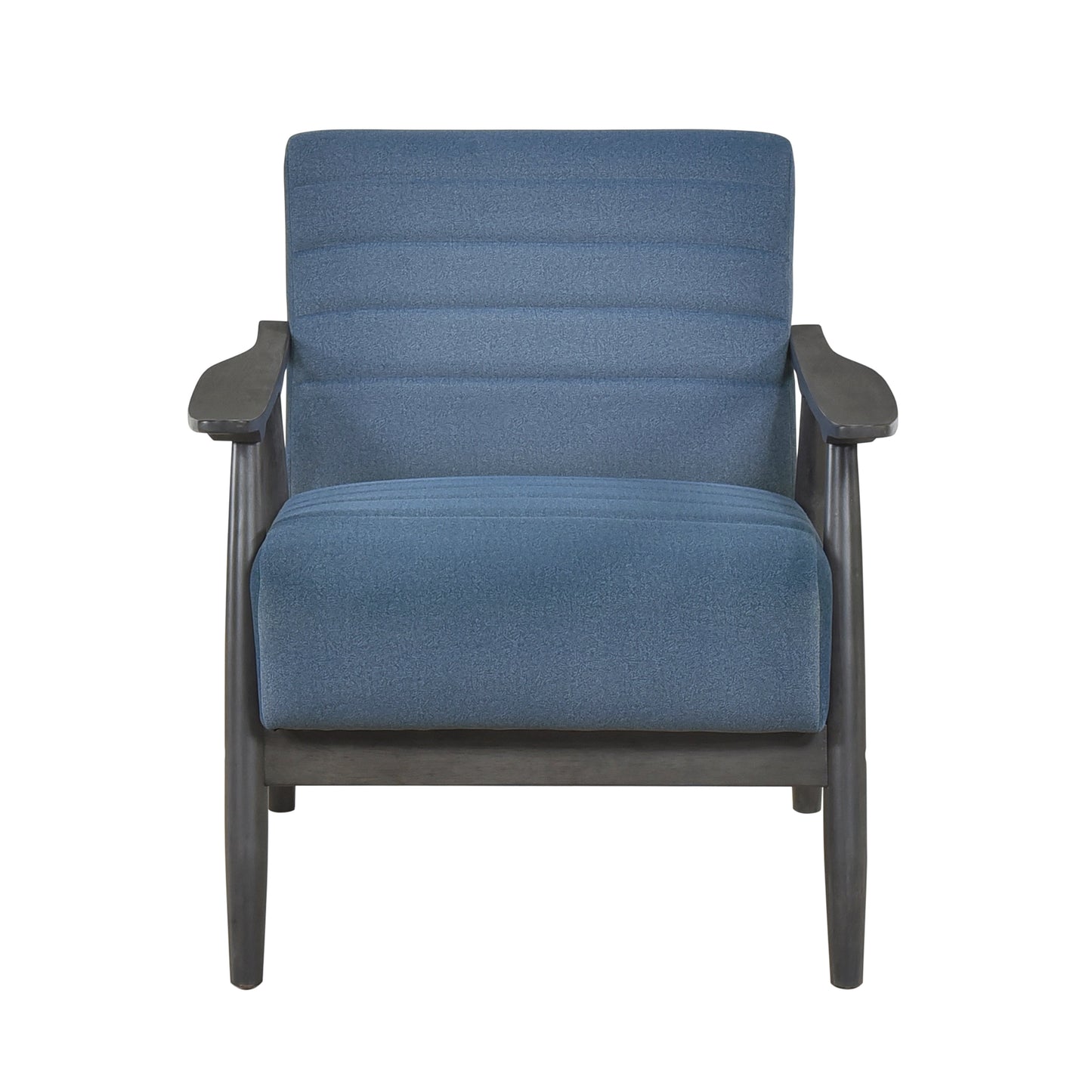 Greeley Blue Velvet Accent Chair
