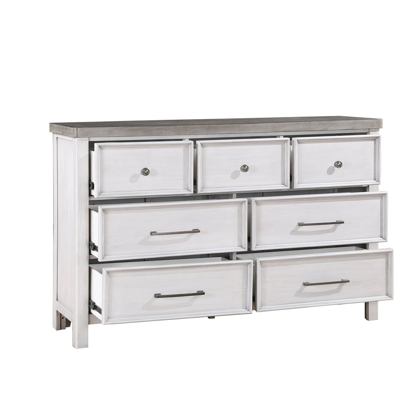 Ambrose Antique White/Gray Dresser